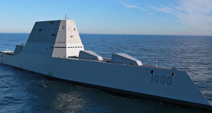 Zumwalt görülmeyecek kadar hayalet çıktı