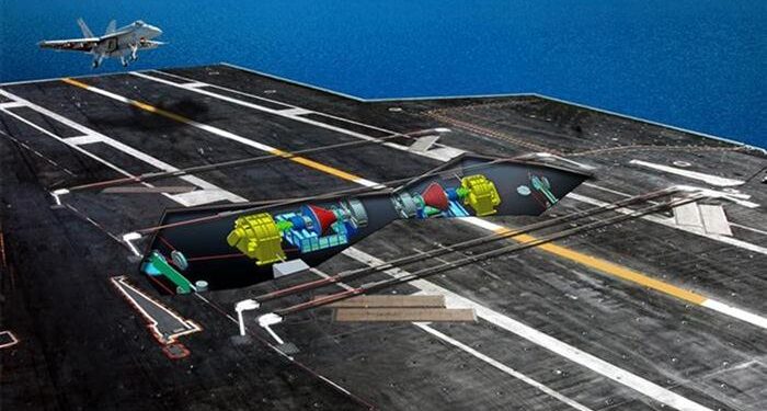 Uçak gemisi için yeni yakalama sistemi denendi