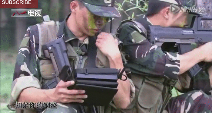 Çin Ordusundan Hip-Hop video