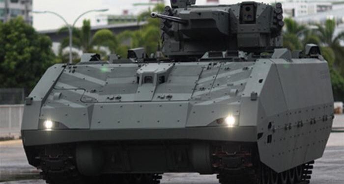 Singapur yeni Zırhlı Muharebe Aracını tanıttı