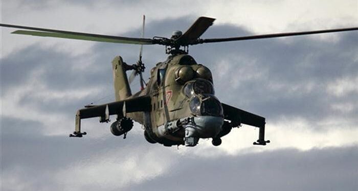 Rus Taarruz Helikopterleri Tatbikatta