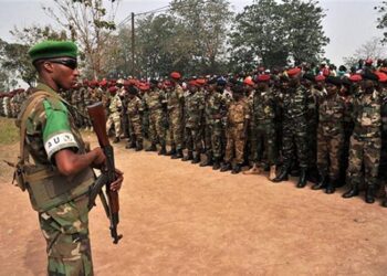 Afrika Yeni Askerler Eğitiyor