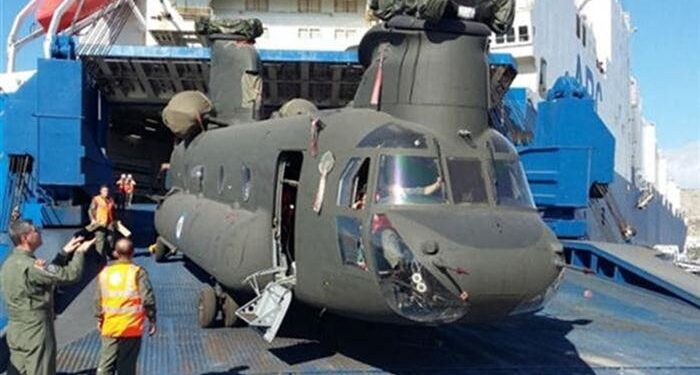 Yunanistan’a üç Chinook