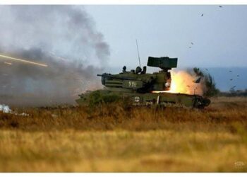 Russian Effect on Self-Propelled Anti-Aircraft Gun