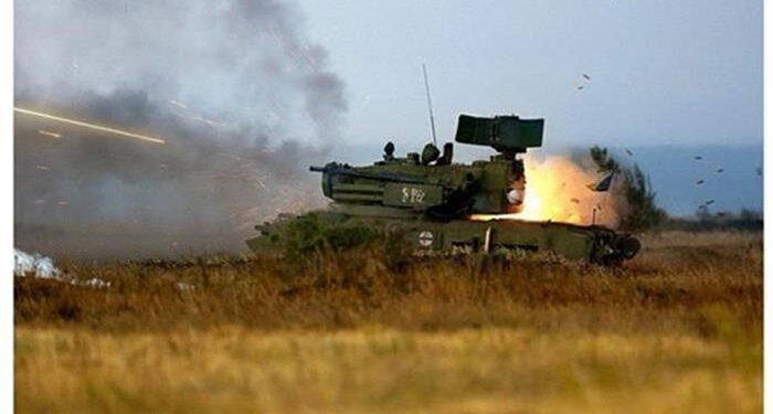 Russian Effect on Self-Propelled Anti-Aircraft Gun