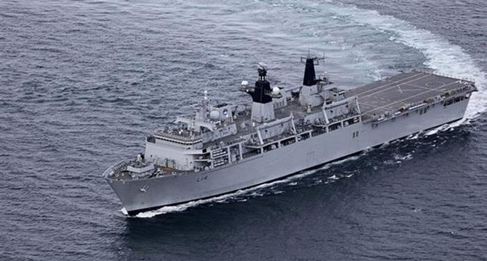HMS Albion, Asya-Pasifik Görevinde