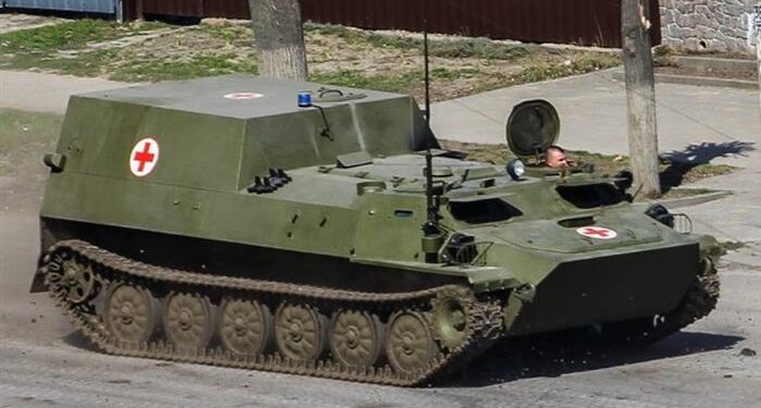 Sıhhi MT-LB Görevde