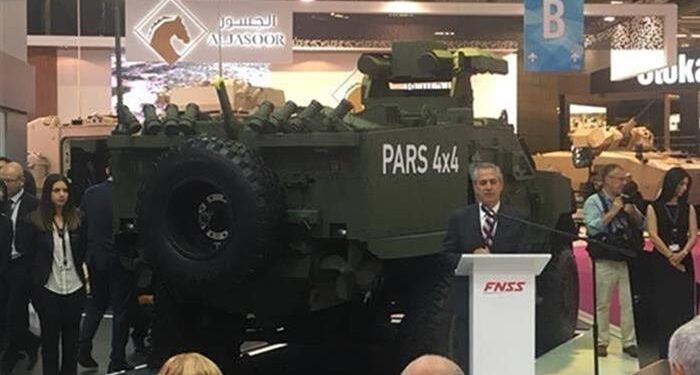 FNSS, 4X4 PARS’ı Eurosatory’de tanıttı