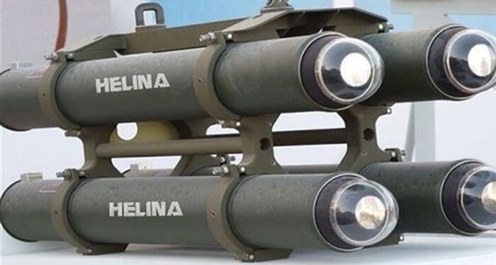 Helikopterden Ateşlenen, Anti-Tank Füzesi Helina’nın Uçuşu Test Edildi