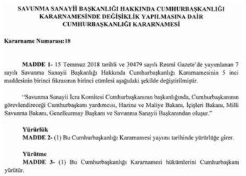 SSİK’de Yeni Düzen