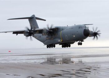 A400M, Plaja Başarıyla İndi