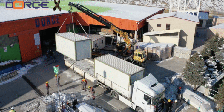 Dorçe, Afet Bölgesinde