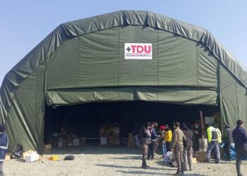 TDU Ürünlerini Afet Bölgesinde Kurdu