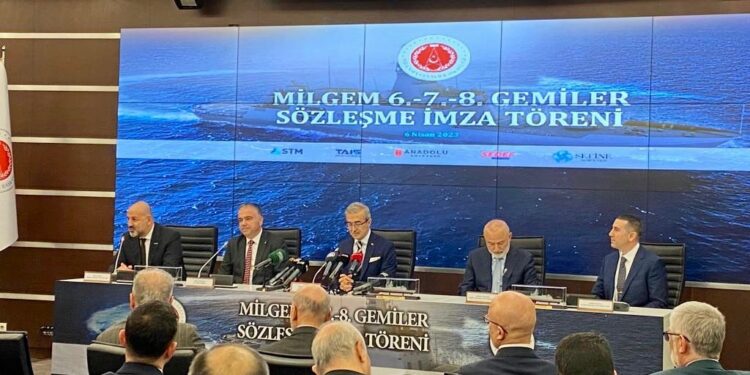 Üç Yeni Fırkateyn için Anlaşma İmzalandı