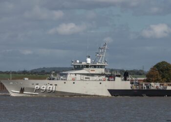 Belçika Donanması Devriye Gemisi BNS Castor’u Sergiliyor