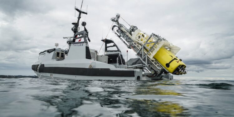 Thales, Denizde Mayın Karşı Tedbirleri Programı İçin Uzaktan Kumandalı Aracını Tanıttı