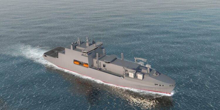 Team Resolute, Filo Katı İkmal Destek Gemileri İçin Güncellenmiş Projesini Sergiliyor