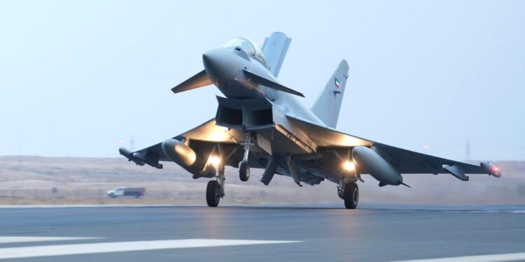 Kuveyt Dört Eurofighter Typhoon’u Teslim Aldı