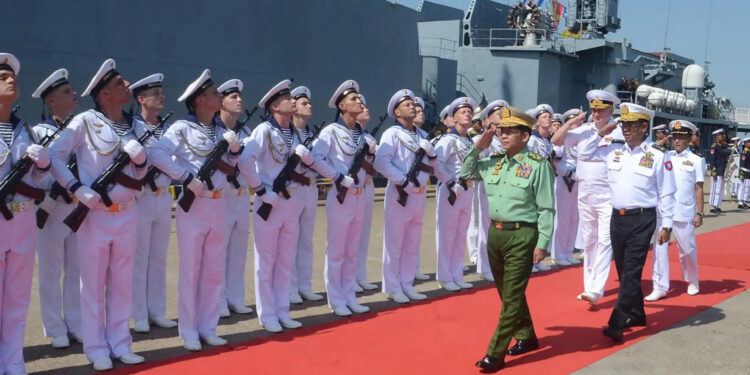 Myanmar ve Rusya Deniz Kuvvetleri İkili Tatbikatlarına Başladı