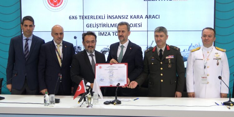 “BOZKURT” İsimli 6×6 Tekerlekli İnsansız Kara Aracı Projesi Başladı!