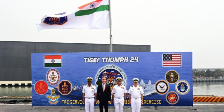 Tiger Triumph Tatbı̇katı; Hı̇ndı̇stan ve Abd Donanmaları Vısakhapatnam’da Denı̇z Safhasına Başladı