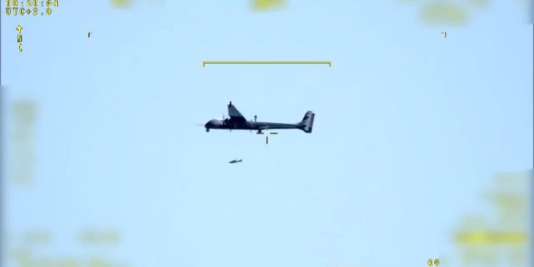 DENİZKURDU-II 2024 Tatbikatı’nda MAM-T Atışı Yapan AKSUNGUR SİHA’dan Tam İsabet