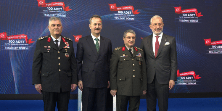 Yerli Motor TUNA ile Donatılmış Zırhlı Araçlar TSK’ya Teslim Edildi