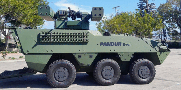 General Dynamics, Pandur SHORAD 6×6’yı Tanıtacak