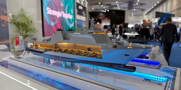 STM, Çok Maksatlı Destek Gemisi (MRSS) Tasarımını İlk Kez LIMA 2025’te Tanıttı