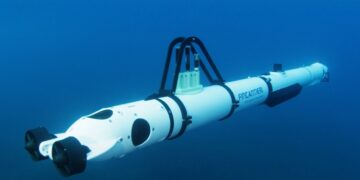 Fincantieri'nin yeni DEEP entegre sualtı drone sistemi olan otonom sualtı aracı (AUV)