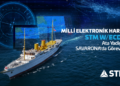 STM'nin geliştirdiği STMDENGİZ WECDIS milli elektronik harita sisteminin TCG Savarona'ya entegrasyonunu gösteren görsel