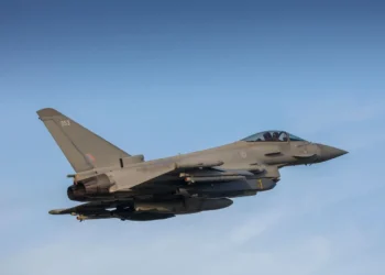 Chinese Drone Imitates British Typhoon Fighter Jet