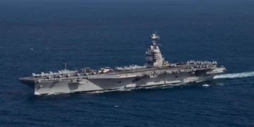 Dünyanın en büyük uçak gemisi USS Gerald R. Ford (CVN-78), bölgedeki caydırıcılığı artırmak üzere Orta Doğu'ya sevk ediliyor.