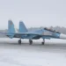 Belarus Hava Kuvvetleri envanterine katılan yeni nesil Su-30SM2 çok rollü avcı uçağının gövde ve motor detayları.