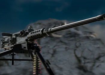 SAR 127 MT heavy machine gun developed by SARSILMAZ, to be showcased at World Defense Show 2026