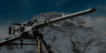 SAR 127 MT heavy machine gun developed by SARSILMAZ, to be showcased at World Defense Show 2026