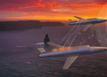 Visual representation of BAE Systems' Silver Link conformal antenna solutions, designed to fit aircraft surfaces.