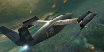 The X-76 SPRINT technology demonstrator aircraft developed by DARPA and Bell Textron for high-speed VTOL operations.