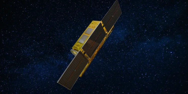 Avrupa Savunma Ajansı (EDA) VLEO-DEF projesi kapsamında geliştirilen Çok Düşük Yörünge askeri uydu illüstrasyonu.