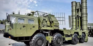 India's S-400 Sudarshan air defense missile system batteries."