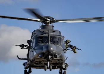 Birleşik Krallık Yeni Orta Sınıf Helikopter (NMH) programı kapsamında tedarik edilecek Leonardo AW149 askeri nakliye helikopteri.