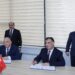 Gebze Teknik Üniversitesi ve Azerbaycan Teknik Üniversitesi rektörleri arasında savunma sanayii enerjetik malzemeler lisansüstü programı imza töreni.
