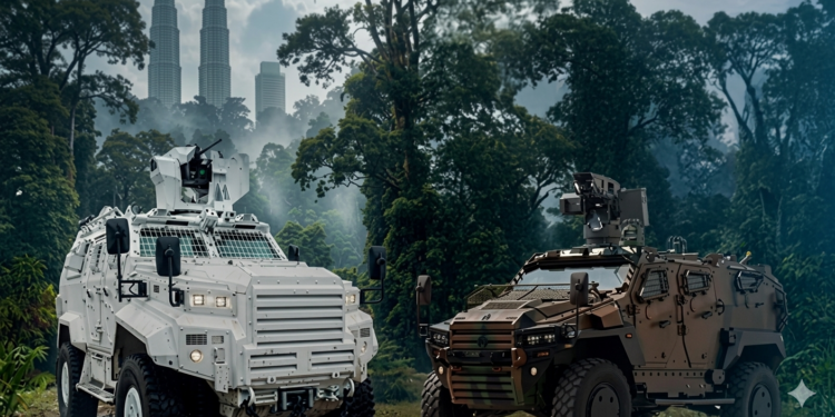 Nurol Makina armored vehicles showcased for DSA 2026 Malaysia exhibition