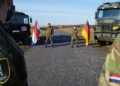 1. Alman-Hollanda Kolordusu (1GNC) askerleri, Baltık savunması kapsamındaki ortak eğitimleri sırasında.