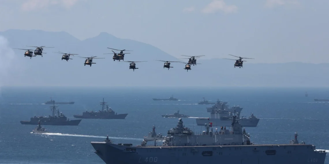 Efes-2026 Tatbikatı kapsamında TCG Anadolu ve Türk Silahlı Kuvvetleri'nin müşterek harekât kabiliyeti.