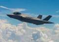 Israeli Air Force F-35 Adir fighter jet in flight