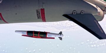 Hindistan Hava Kuvvetleri uçağından bırakılan DRDO ve RCI tarafından geliştirilen TARA 500 Hassas Güdüm Kiti.