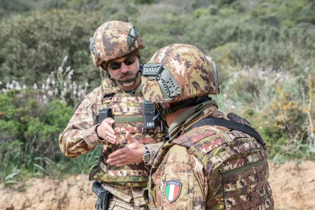 Italian Army soldiers during a deployment mission - Italy's military presence abroad