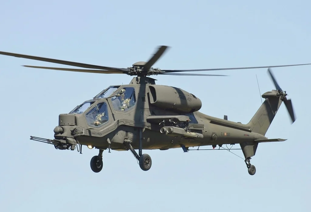 Italian Armed Forces Agusta A129 Mangusta Attack Helicopter