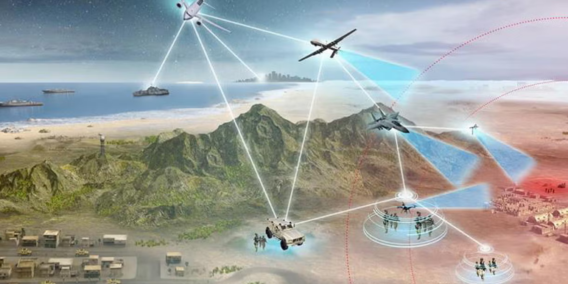 L3Harris Advanced Battlefield Management System ABMS ve CJADC2 çok alanlı komuta kontrol ağı konsepti